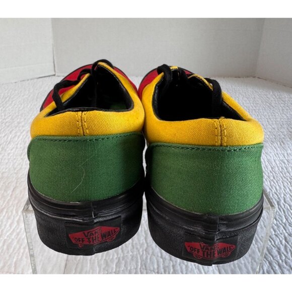 Vans Era Rasta Color block Canvas Skater Shoes Sneakers SZ Men 5.5/W-7 - Picture 5 of 8